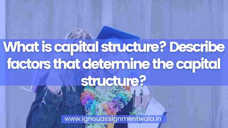 what-is-capital-structure-describe-factors-that-determine-the-capital