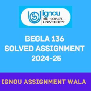 Read more about the article IGNOU BEGLA 136 ENGLISH SOLVED ASSIGNMENT 2024-25